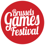 Logo BGF rode achtergrond witte tekst